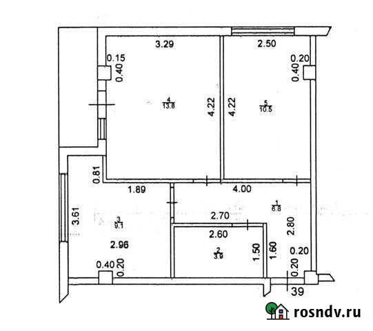 2-комнатная квартира, 44 м², 5/9 эт. на продажу в Бийске Бийск - изображение 1