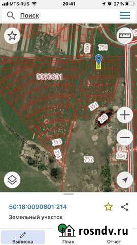 Участок СНТ, ДНП 16 сот. на продажу в Верее Верея - изображение 1