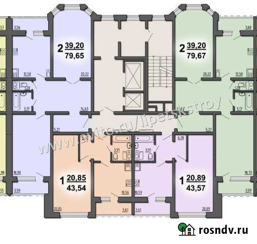 2-комнатная квартира, 79 м², 6/17 эт. на продажу в Липецке Липецк - изображение 1