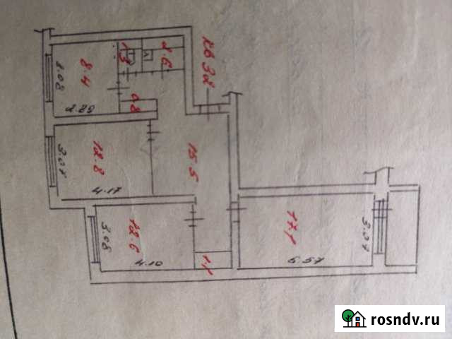 3-комнатная квартира, 72 м², 3/5 эт. на продажу в Костомукше Костомукша - изображение 1