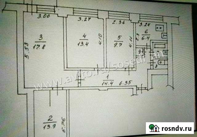 4-комнатная квартира, 80 м², 6/9 эт. на продажу в Великом Новгороде Великий Новгород - изображение 1