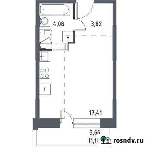 Квартира-студия, 26 м², 3/17 эт. на продажу в Видном Видное