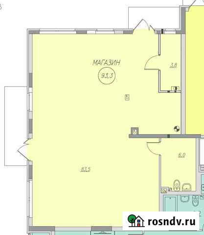 Помещение свободного назначения, 93.3 кв.м. Калининград - изображение 1