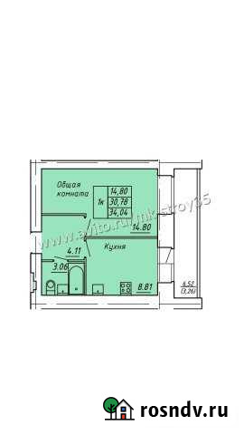 1-комнатная квартира, 34 м², 5/14 эт. на продажу в Вологде Вологда - изображение 1