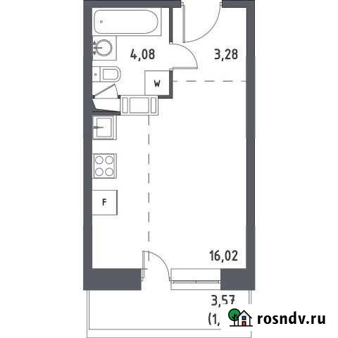 Квартира-студия, 24 м², 16/17 эт. на продажу в Видном Видное - изображение 1