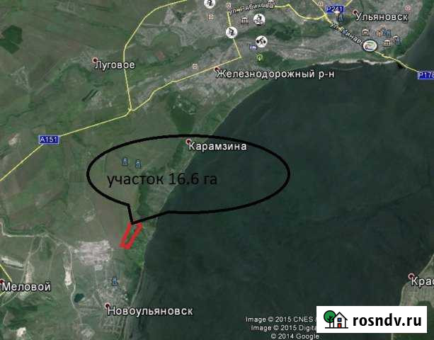 Участок СНТ, ДНП 1660 сот. на продажу в Новоульяновске Новоульяновск - изображение 1