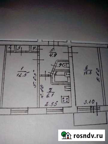 2-комнатная квартира, 45 м², 3/5 эт. на продажу в Ржеве Ржев - изображение 1