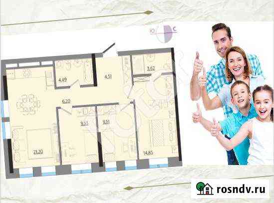 4-комнатная квартира, 73 м², 8/24 эт. на продажу в Ижевске Ижевск