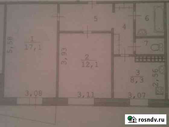 2-комнатная квартира, 51 м², 2/9 эт. на продажу в Мегионе Мегион