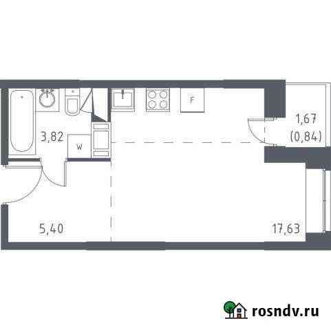 Квартира-студия, 27 м², 15/17 эт. на продажу в Видном Видное