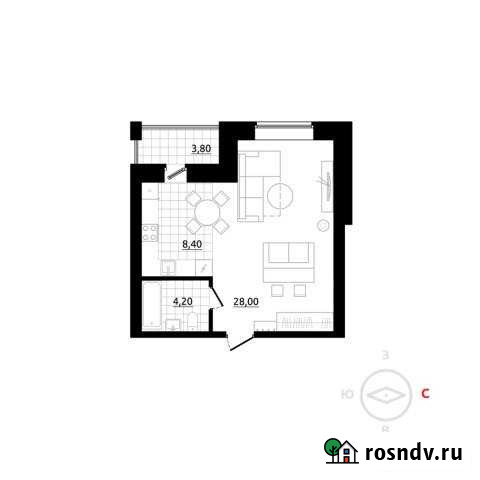 1-комнатная квартира, 42 м², 2/3 эт. на продажу в Березовском Свердловской области Березовский - изображение 1