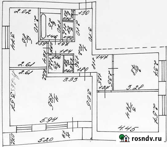 3-комнатная квартира, 66 м², 3/3 эт. на продажу в Злынке Злынка - изображение 1