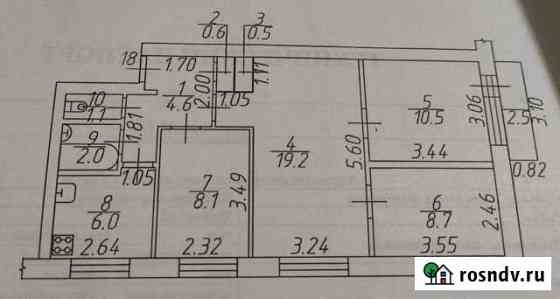 4-комнатная квартира, 61 м², 5/5 эт. на продажу в Чудово Чудово