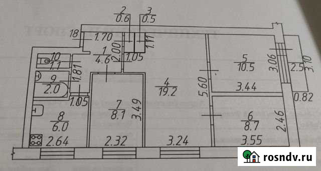 4-комнатная квартира, 61 м², 5/5 эт. на продажу в Чудово Чудово - изображение 1