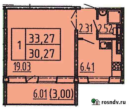 1-комнатная квартира, 33 м², 3/10 эт. на продажу в Новоалтайске Новоалтайск