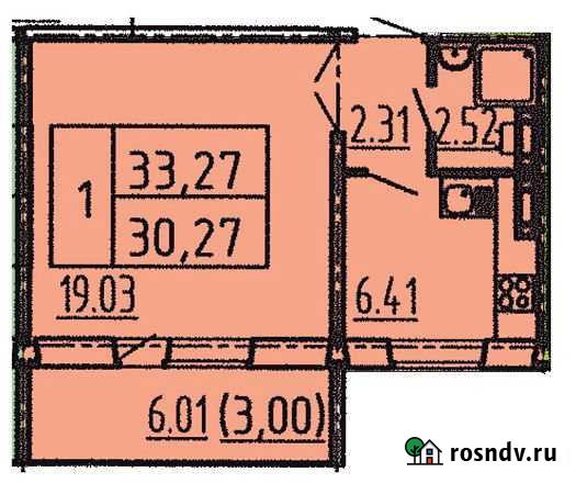 1-комнатная квартира, 33 м², 3/10 эт. на продажу в Новоалтайске Новоалтайск - изображение 1