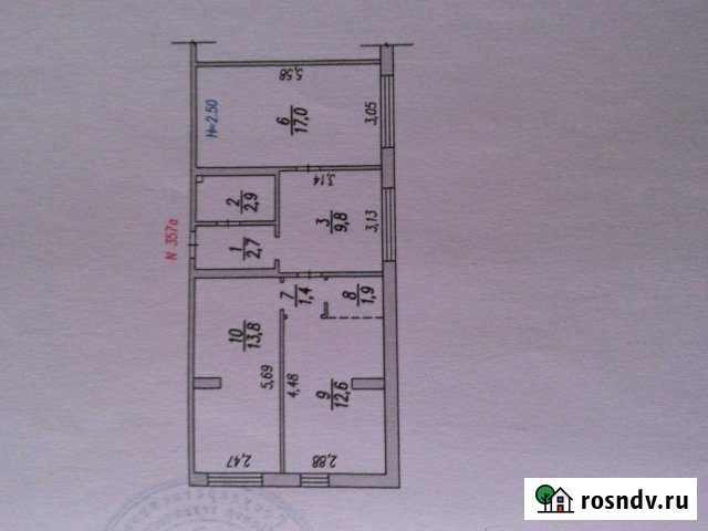 3-комнатная квартира, 62 м², 3/5 эт. на продажу в Междуреченске Кемеровской области Междуреченск - изображение 1