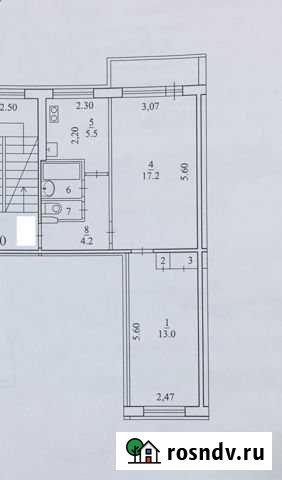 2-комнатная квартира, 43 м², 4/5 эт. на продажу в Архангельске Архангельск - изображение 1