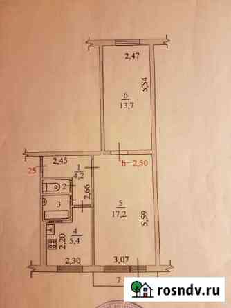 2-комнатная квартира, 43 м², 4/5 эт. на продажу в Новодвинске Новодвинск