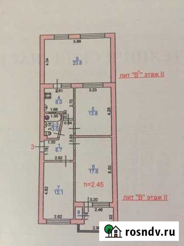 4-комнатная квартира, 84 м², 2/5 эт. на продажу во Владикавказе Владикавказ - изображение 1