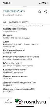 Участок ИЖС 12 сот. на продажу в Натухаевской Натухаевская