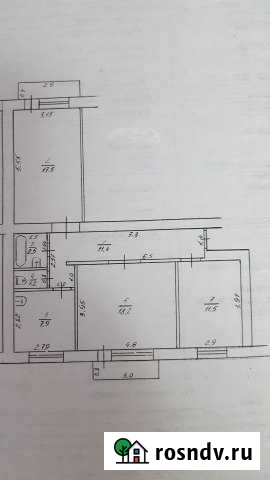 3-комнатная квартира, 71 м², 2/5 эт. на продажу в Усть-Донецком Усть-Донецкий - изображение 1