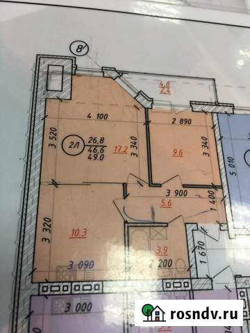 2-комнатная квартира, 49 м², 3/10 эт. на продажу в Кемерово Кемерово - изображение 1