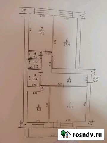 3-комнатная квартира, 63 м², 2/2 эт. на продажу в Игре Игра - изображение 1