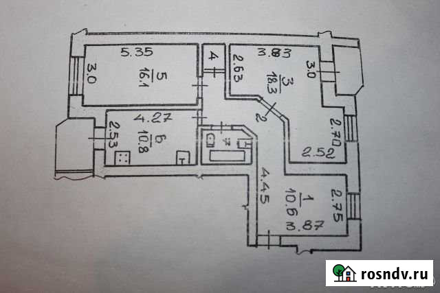3-комнатная квартира, 72 м², 4/5 эт. на продажу в Великом Новгороде Великий Новгород - изображение 1