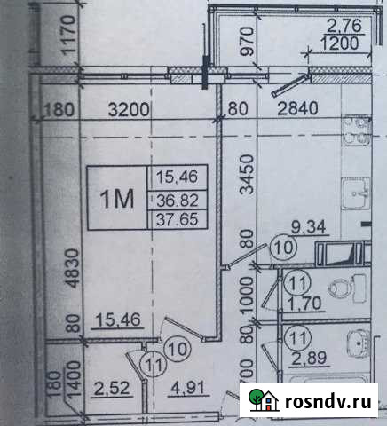 1-комнатная квартира, 36 м², 12/12 эт. на продажу в Янино-1 Янино-1 - изображение 1