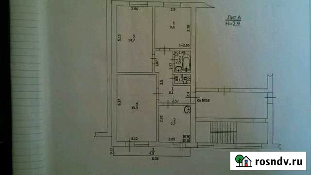 3-комнатная квартира, 65 м², 3/3 эт. на продажу в Туапсе Туапсе - изображение 1