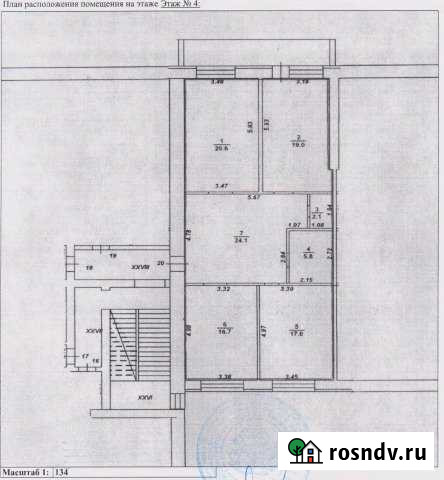 3-комнатная квартира, 105 м², 4/5 эт. на продажу в Россоши Россошь - изображение 1