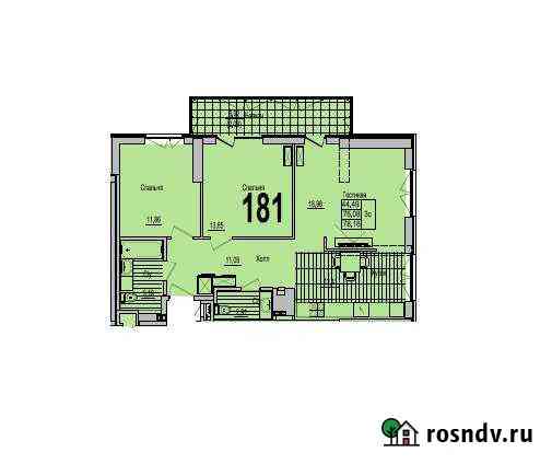 3-комнатная квартира, 78 м², 6/24 эт. на продажу в Батайске Батайск