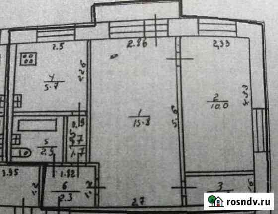 2-комнатная квартира, 44 м², 5/5 эт. на продажу в Кораблино Кораблино