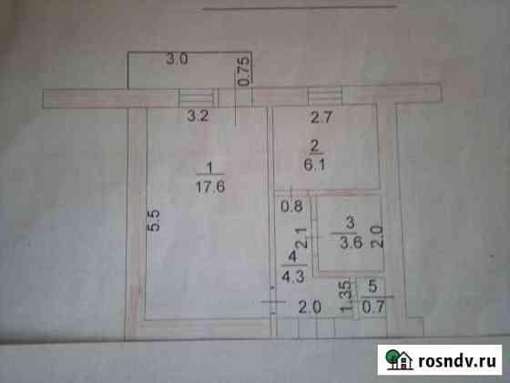 1-комнатная квартира, 32 м², 1/5 эт. на продажу в Ковылкино Ковылкино