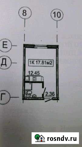 Квартира-студия, 17 м², 2/10 эт. на продажу в Нижнем Новгороде Нижний Новгород - изображение 1