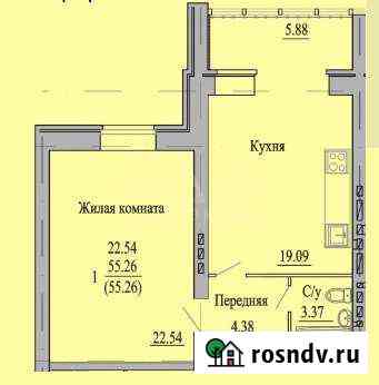 1-комнатная квартира, 52 м², 7/10 эт. на продажу в Череповце Череповец