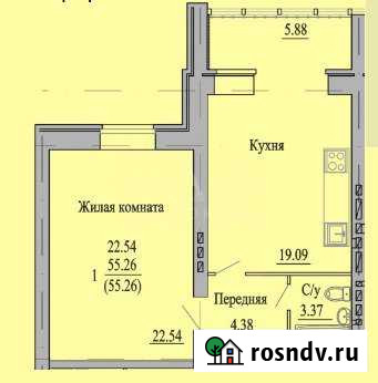 1-комнатная квартира, 52 м², 7/10 эт. на продажу в Череповце Череповец - изображение 1