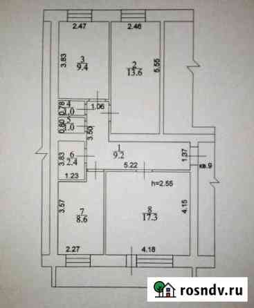 3-комнатная квартира, 62 м², 1/2 эт. на продажу в Екатеринославке Екатеринославка