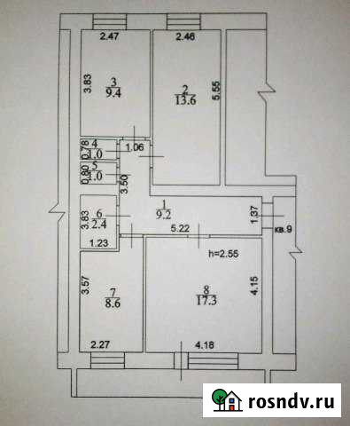 3-комнатная квартира, 62 м², 1/2 эт. на продажу в Екатеринославке Екатеринославка - изображение 1