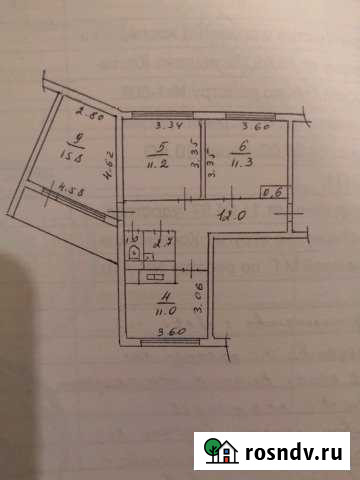 3-комнатная квартира, 69 м², 2/5 эт. на продажу в Костомукше Костомукша - изображение 1