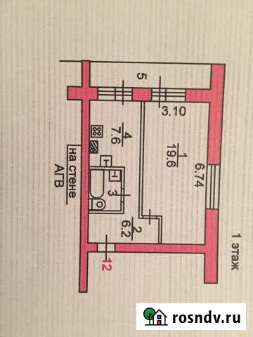 1-комнатная квартира, 36 м², 1/3 эт. на продажу в Туношне Туношна - изображение 1