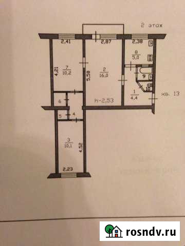 3-комнатная квартира, 53 м², 2/5 эт. на продажу в Приморске Ленинградской области Приморск - изображение 1