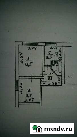 2-комнатная квартира, 40 м², 1/5 эт. на продажу в Малоярославце Малоярославец - изображение 1