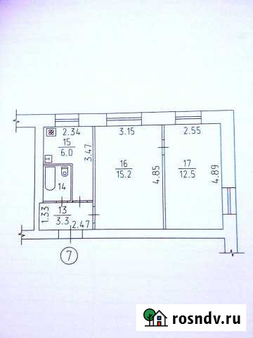 2-комнатная квартира, 38 м², 2/2 эт. на продажу в Можге Можга - изображение 1