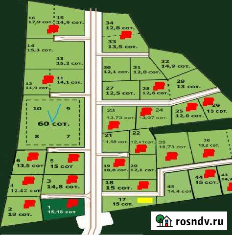Участок ИЖС 60 сот. на продажу в Икше Икша - изображение 1