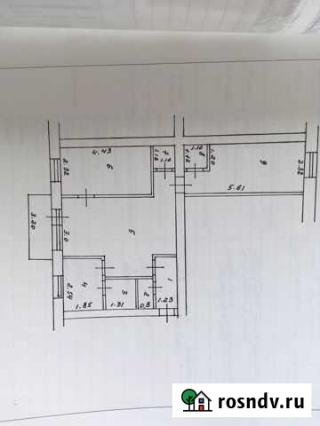 3-комнатная квартира, 50 м², 5/5 эт. на продажу в Тулуне Тулун - изображение 1