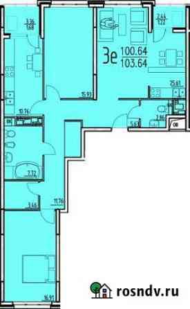 3-комнатная квартира, 104 м², 15/18 эт. на продажу в Пензе Пенза