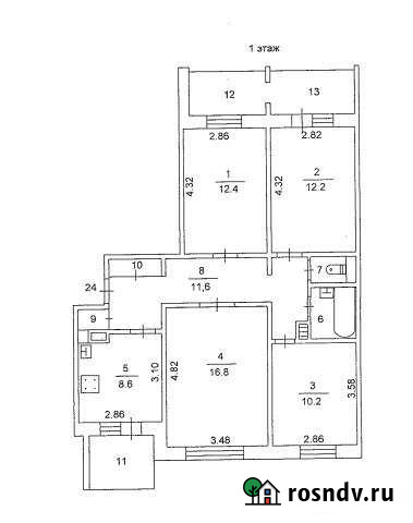4-комнатная квартира, 77 м², 1/5 эт. на продажу в Лангепасе Лангепас - изображение 1