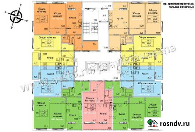 2-комнатная квартира, 70 м², 8/16 эт. на продажу в Чебоксарах Чебоксары - изображение 1
